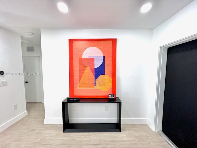 1451 NE 155th Ter, North Miami Beach, FL 33162 - bedroom / living area view of wood finished floors, baseboards, and recessed lighting