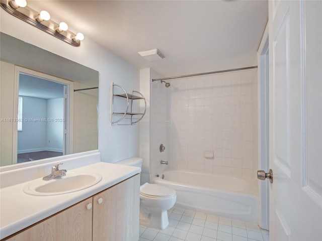 3000 Coral Way Unit 715, Miami, FL 33145 - full bathroom with tile patterned floors, vanity, and shower / washtub combination