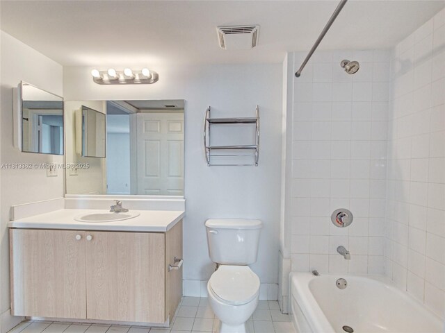 3000 Coral Way Unit 715, Miami, FL 33145 - full bath featuring vanity, shower / bath combination, and tile patterned floors