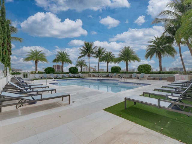 3000 Coral Way Unit 715, Miami, FL 33145 - community pool featuring a patio area