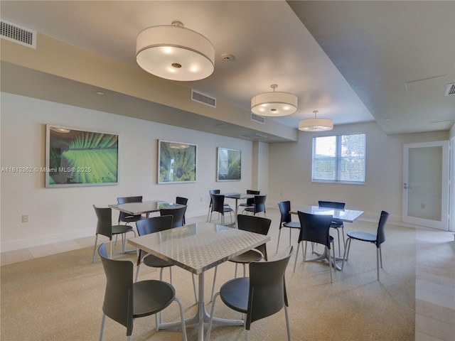3000 Coral Way Unit 715, Miami, FL 33145 - dining space featuring baseboards and light colored carpet