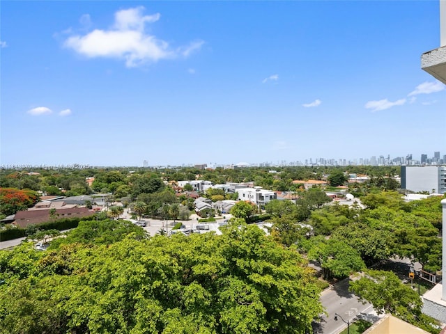 3000 Coral Way Unit 815, Miami, FL 33145 - drone / aerial view of skyline and a tree filled landscape