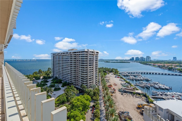3 Grove Isle Dr Unit C1610, Miami, FL 33133 - water view with numerous boat docks and nearby urban area