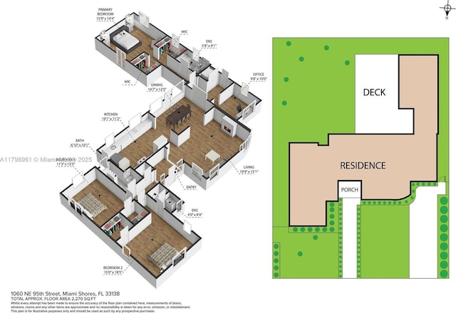 1060 NE 95th St, Miami Shores, FL 33138 - view of room layout