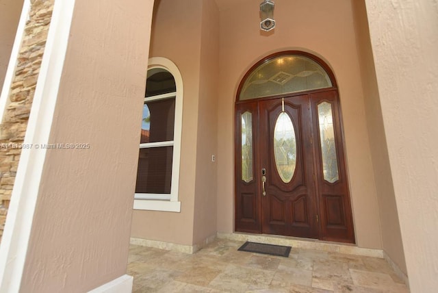 19686 SW 130th Ave Rd, Miami, FL 33177 - view of exterior entry with stucco siding