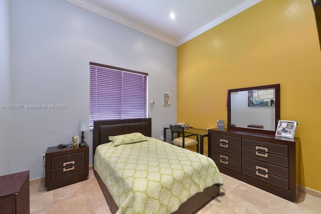 19686 SW 130th Ave Rd, Miami, FL 33177 - bedroom featuring ornamental molding and baseboards
