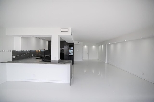 200 Leslie Dr Unit 314, Hallandale Beach, FL 33009 - kitchen with modern cabinets and open floor plan
