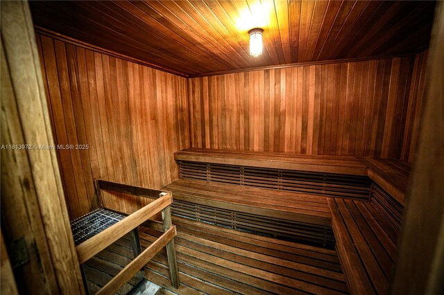 200 Leslie Dr Unit 314, Hallandale Beach, FL 33009 - sauna with wood walls