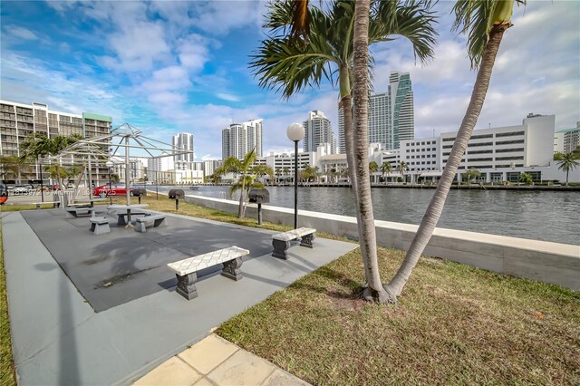 200 Leslie Dr Unit 314, Hallandale Beach, FL 33009 - view of community with a city view and a water view