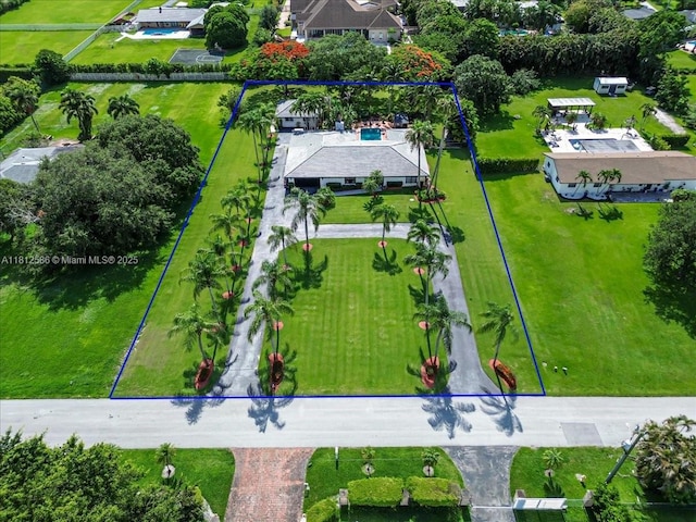 3030 SW 117th Ave, Davie, FL 33330 - aerial overview of property's location featuring property parcel outlined