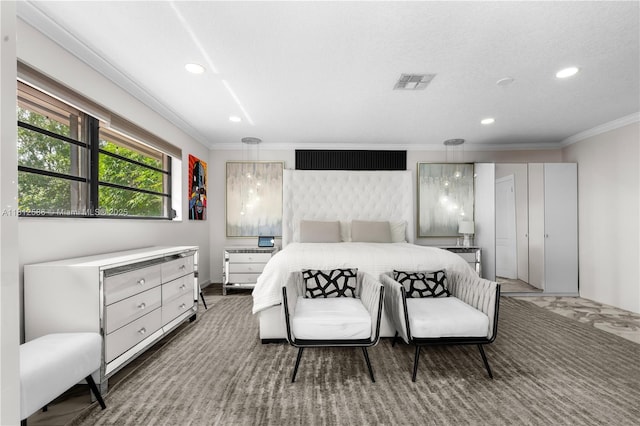 3030 SW 117th Ave, Davie, FL 33330 - bedroom with crown molding and recessed lighting