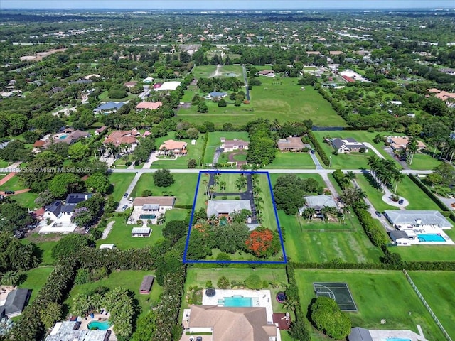 3030 SW 117th Ave, Davie, FL 33330 - aerial overview of property's location with property boundaries highlighted