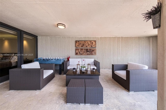 2901 S Bayshore Dr Unit 17G/H, Miami, FL 33133 - view of patio with outdoor lounge area