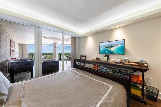2901 S Bayshore Dr Unit 17G/H, Miami, FL 33133 - bedroom with access to exterior and french doors
