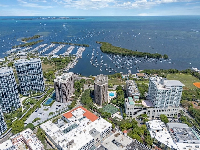 2901 S Bayshore Dr Unit 17G/H, Miami, FL 33133 - aerial view of a nearby body of water