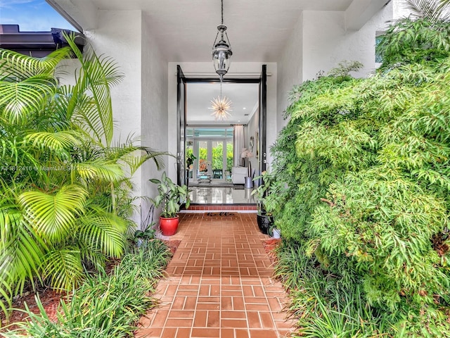 7448 SW 120th Ct, Miami, FL 33183 - entrance to property featuring stucco siding and french doors