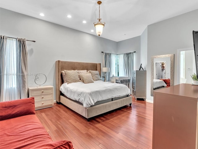 7448 SW 120th Ct, Miami, FL 33183 - bedroom with wood finished floors and recessed lighting