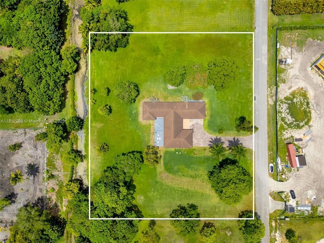 17550 SW 59th Ct, Southwest Ranches, FL 33331 - aerial overview of property's location featuring property parcel outlined