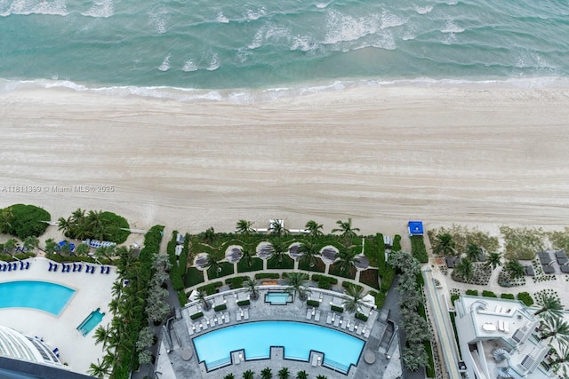 18555 Collins Ave Unit 4603, Sunny Isles Beach, FL 33160 - bird's eye view of a pool and unending shoreline