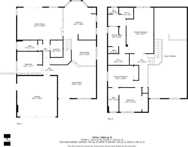 2434 SW 157th Ave, Miramar, FL 33027 - floor plan / room layout