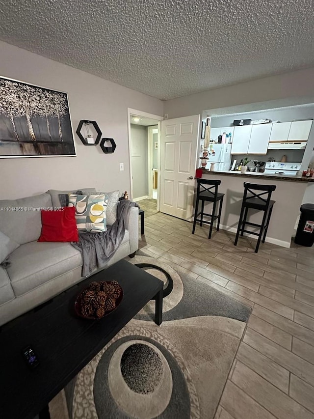3995 W Mcnab Rd Unit B212, Pompano Beach, FL 33069 - living area with a textured ceiling