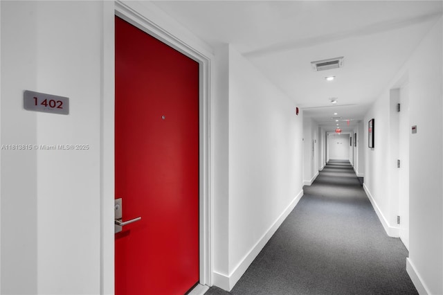 1600 NE 1st Ave Unit 1402, Miami, FL 33132 - hall featuring baseboards and carpet floors