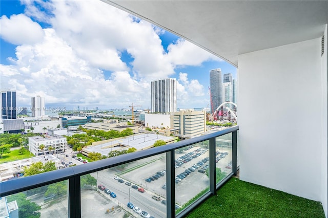 1600 NE 1st Ave Unit 1402, Miami, FL 33132 - balcony with a city view
