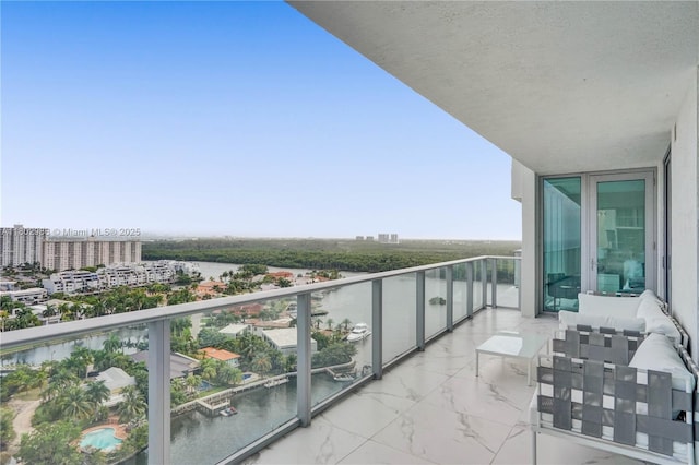 330 Sunny Isles Blvd Unit 5-1808, Sunny Isles Beach, FL 33160 - balcony featuring a water view