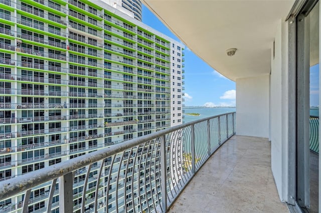 1750 N Bayshore Dr Unit 2809, Miami, FL 33132 - balcony with a water view