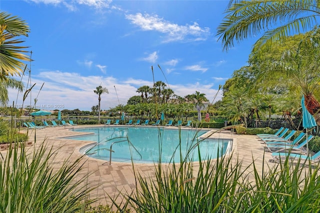 16331 SW 23rd St, Miramar, FL 33027 - community pool with a patio