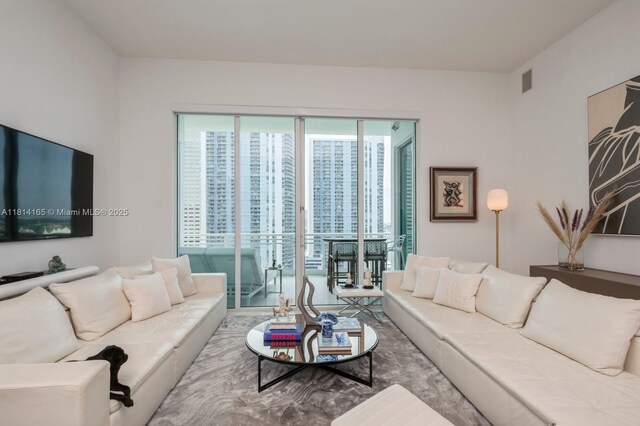 900 Brickell Key Blvd Unit 1702, Miami, FL 33131 - view of living room