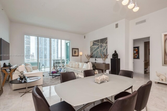 900 Brickell Key Blvd Unit 1702, Miami, FL 33131 - view of dining space