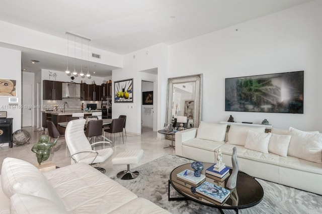 900 Brickell Key Blvd Unit 1702, Miami, FL 33131 - view of living room