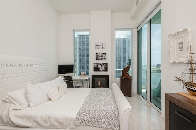 900 Brickell Key Blvd Unit 1702, Miami, FL 33131 - bedroom featuring access to outside