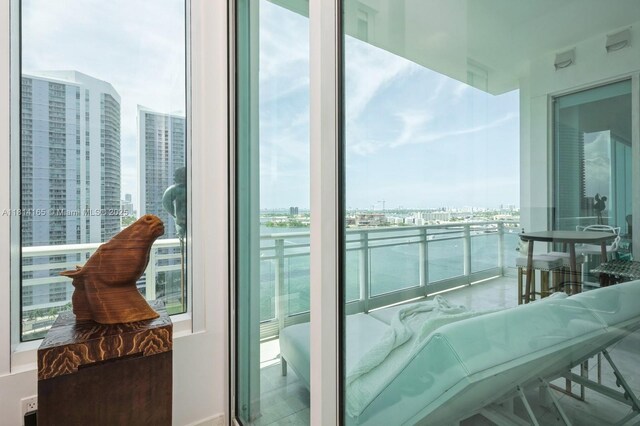 900 Brickell Key Blvd Unit 1702, Miami, FL 33131 - balcony with a city view and a water view