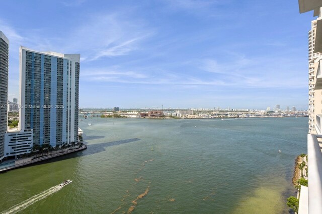 900 Brickell Key Blvd Unit 1702, Miami, FL 33131 - water view with nearby urban area