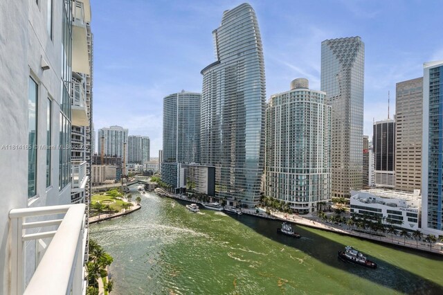 900 Brickell Key Blvd Unit 1702, Miami, FL 33131 - view of city skyline with a large body of water