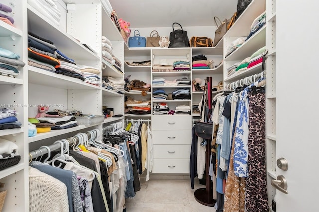 900 Brickell Key Blvd Unit 1702, Miami, FL 33131 - spacious closet with light tile patterned floors