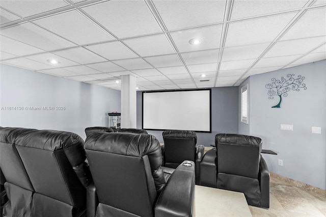 200 Asphodel Dr, Al, ,, AL 36303 - home theater room featuring recessed lighting and a paneled ceiling
