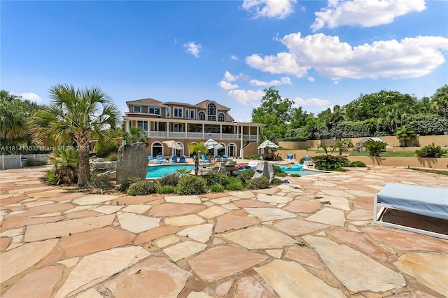 200 Asphodel Dr, Al, ,, AL 36303 - swimming pool featuring a fenced backyard and a patio