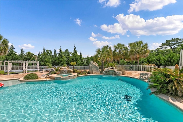 200 Asphodel Dr, Al, ,, AL 36303 - view of pool with a pool with connected hot tub