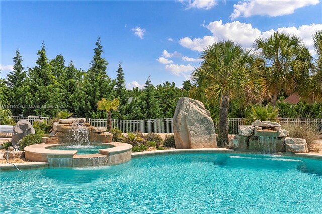 200 Asphodel Dr, Al, ,, AL 36303 - view of swimming pool featuring a pool with connected hot tub