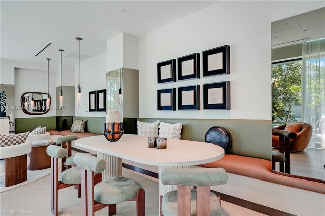 9901 W Bay Harbor Dr Unit 601, Bay Harbor Islands, FL 33154 - dining space with breakfast area