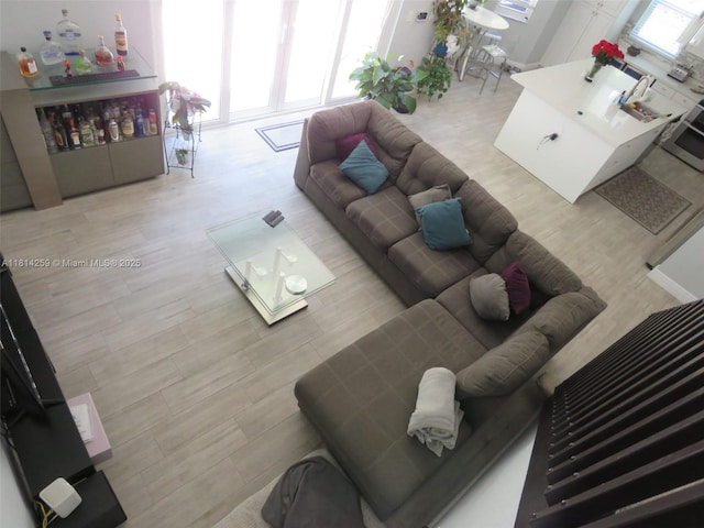 16815 SW 49th Ct, Miramar, FL 33027 - living room with wood finished floors
