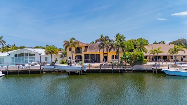 1437 SE 13th St, Deerfield Beach, FL 33441 - back of property featuring a water view
