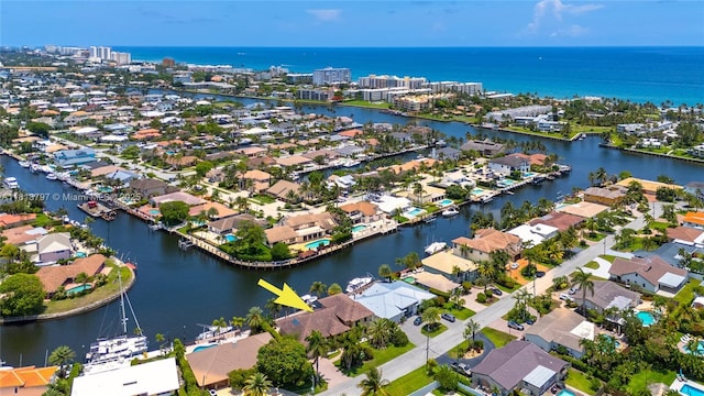 1437 SE 13th St, Deerfield Beach, FL 33441 - aerial view of residential area with a nearby body of water