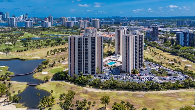 20379 W Country Club Dr Unit 1237, Aventura, FL 33180 - view of urban area featuring a large body of water and a golf course