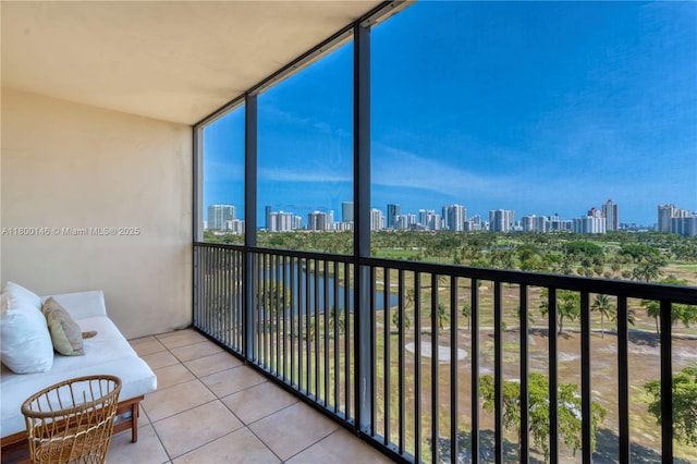 20379 W Country Club Dr Unit 1237, Aventura, FL 33180 - balcony with a skyline view