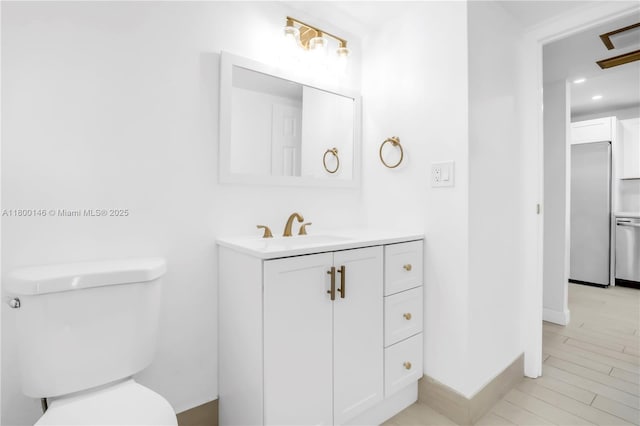 20379 W Country Club Dr Unit 1237, Aventura, FL 33180 - bathroom featuring vanity and recessed lighting