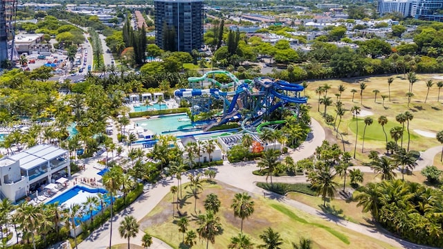 20379 W Country Club Dr Unit 1237, Aventura, FL 33180 - view of urban area with a pool and a golf course